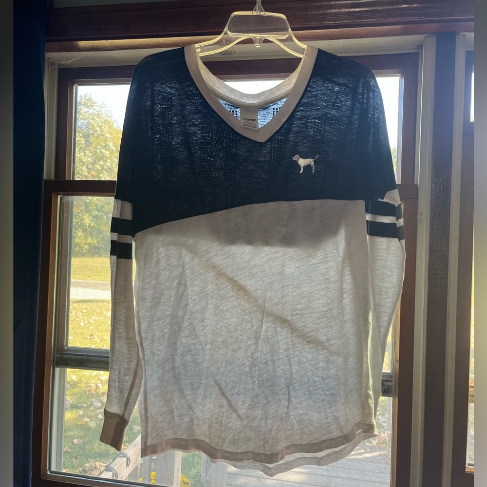 Black and White Long Sleeve Shirt
